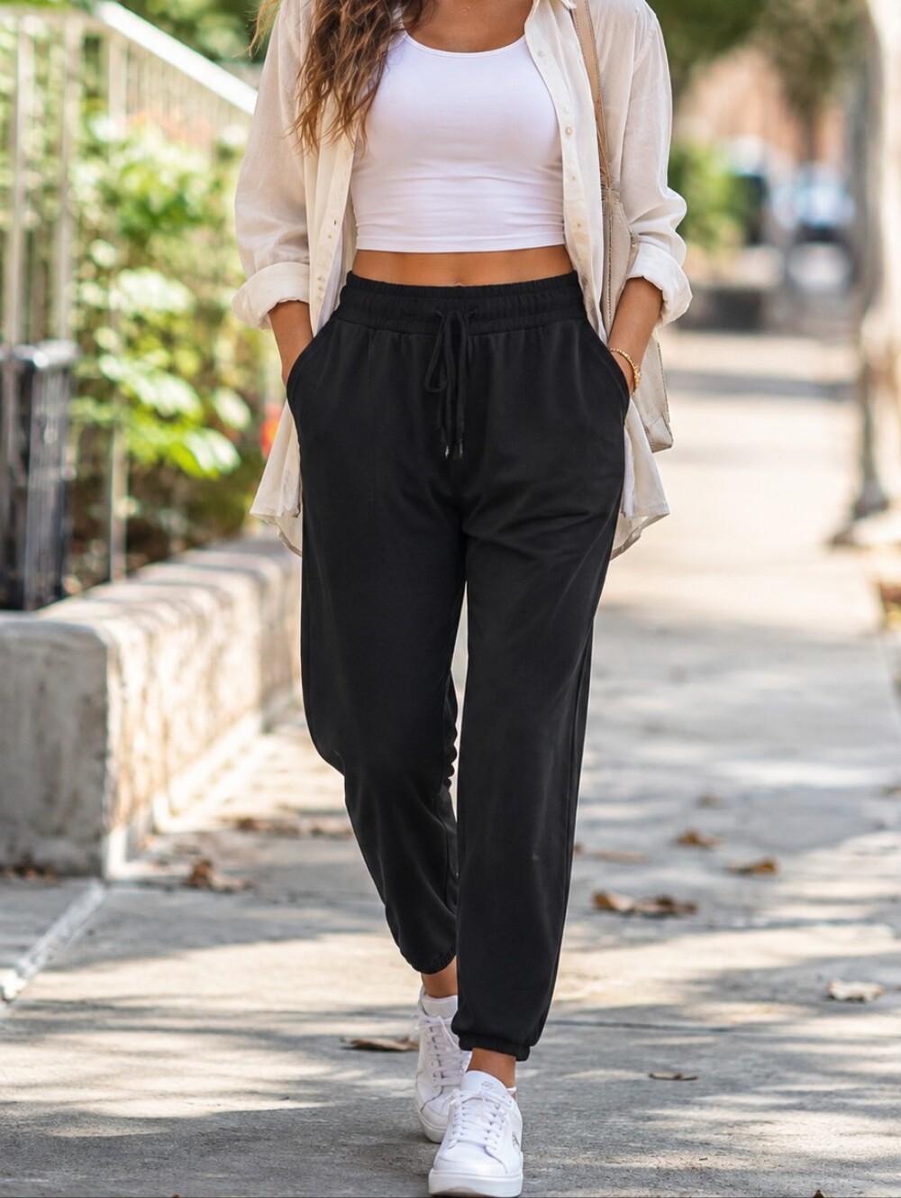 Lululemon Athletica Black On The Fly Jogger Pants Tapered Athletic Casual Travel